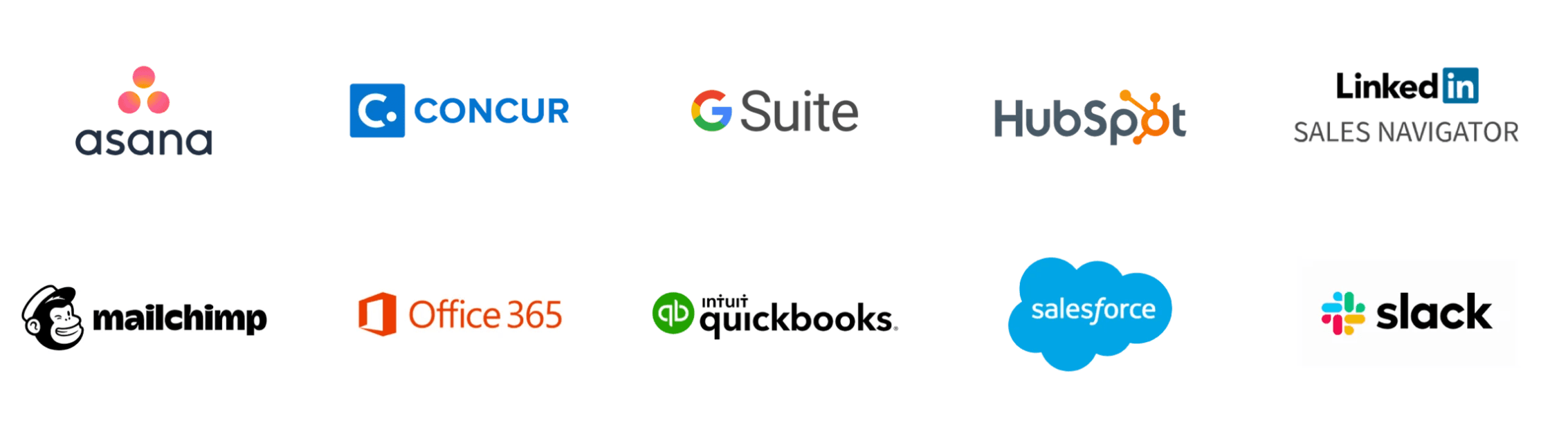 Business tools and software we integrate with